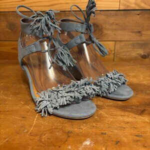 Blue Suede Shoes Size 7